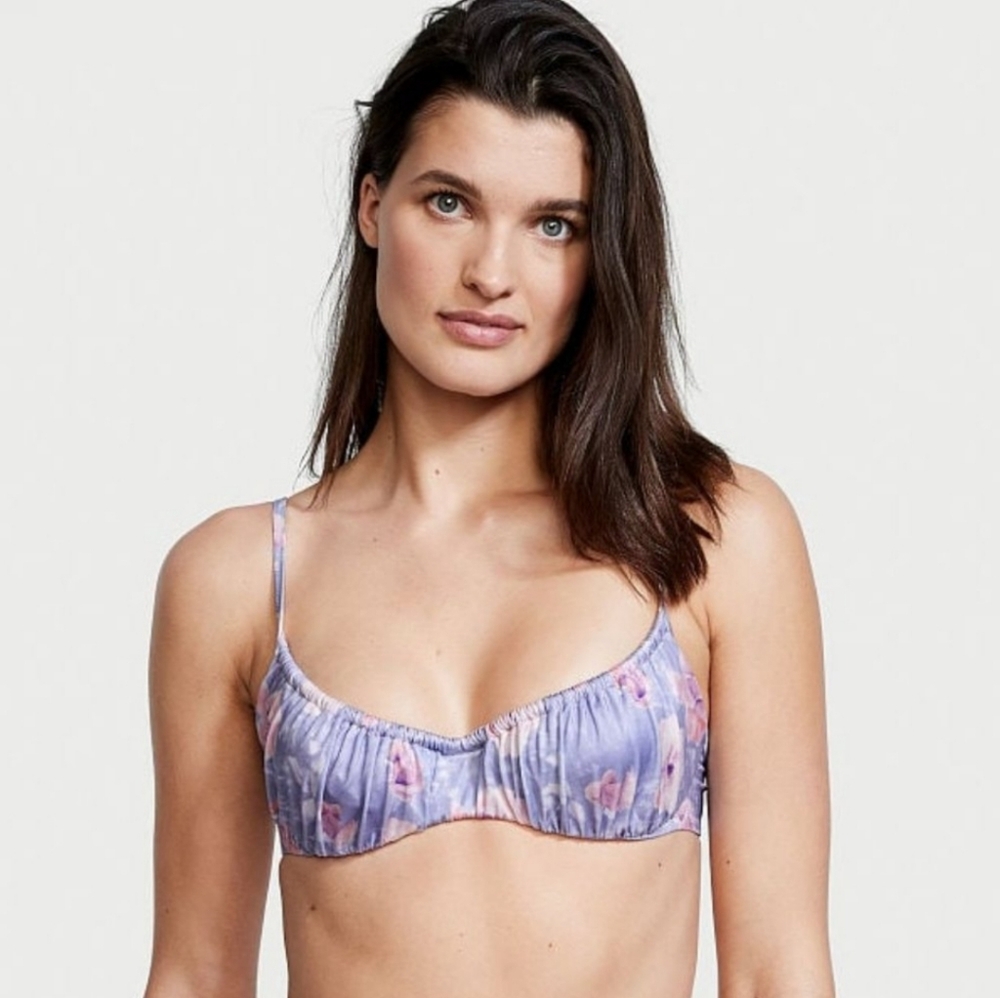 💫Victoria's Secret Ruched Wicked bikini top 38DDD  NWT